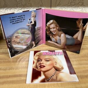 Marilyn Monroe Photo Book and CD Set